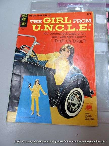LOT: (2) GIRL FROM U.N.C.L.E. SET OF 1 & 2 COMICS