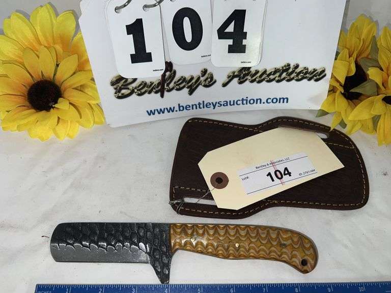 KNIFE W/ SHEATH, 8-1/2" TOTAL LENGTH