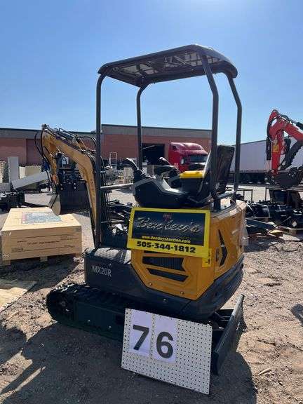 2025 CFG MINI EXCAVATOR - RATO GASOLINE ENGINE, S/N: MX20R2025X0000049 (KEY)