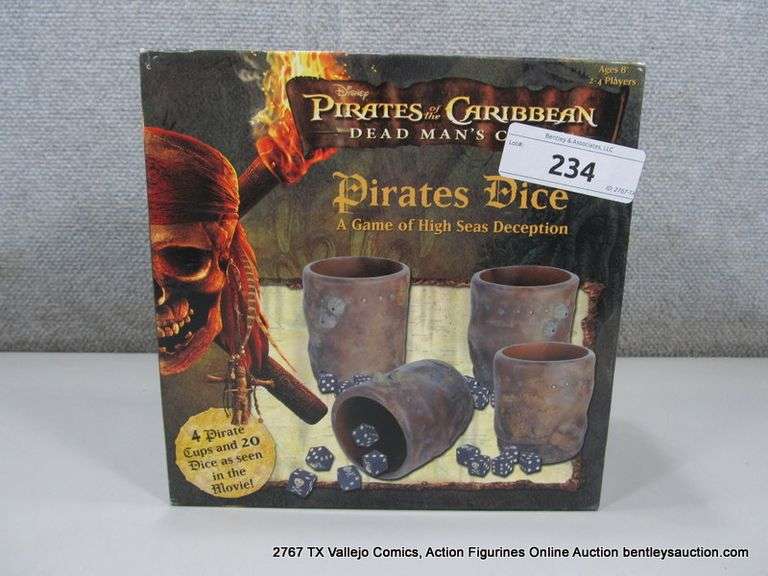 DISNEY PIRATES OF THE CARIBBEAN "PIRATES DICE" GAME