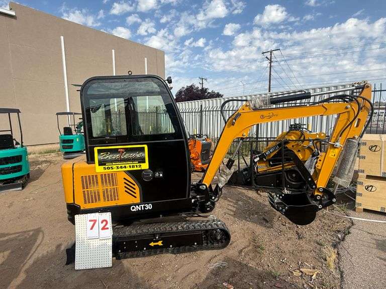 2025 CFG MINI EXCAVATOR MODEL: QNT30 - KUBOTA DIESEL ENGINE, S/N: QNT302504220000002 (KEY)