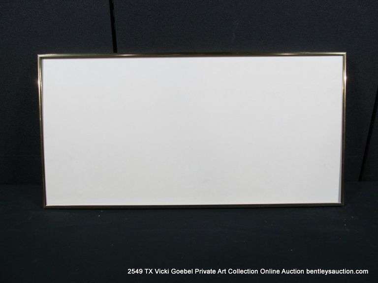 GOLD METAL FRAME 12 X 24