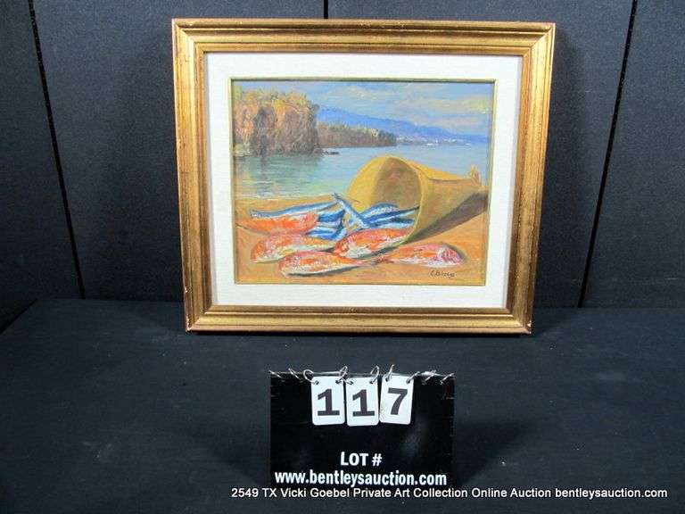 UNKNOWN: FISH IN A BASKET 23 X 27