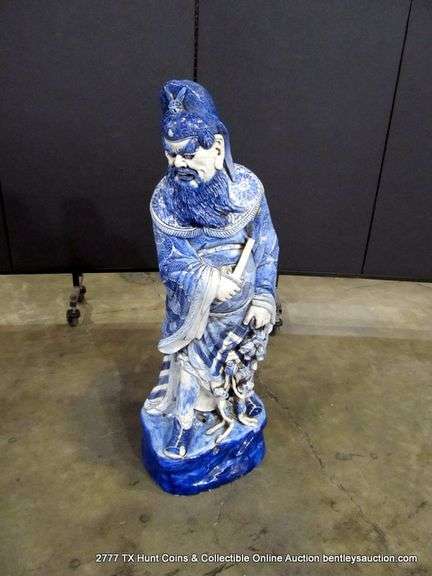 ASIAN STATUE 30"T, 40 LBS