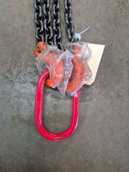 2024/2025 7' DOUBLE LEGS LIFTING CHAIN SLING 5/16" 7' MODEL: LHR-G80,