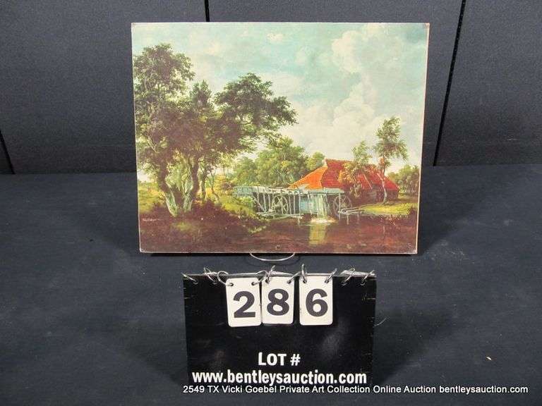 "THE WATERMILL W/ GREAT RED ROOF"