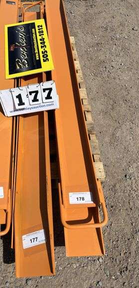 2025 WOLVERINE PALLET FORKS EXTENSIONS MODEL: EX-66-84L, 84"