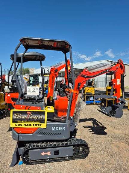 2024/2025 AGT MINI EXCAVATOR MODEL: MX15R - RATO GASOLINE ENGINE, S/N: MX15R2024J0000340