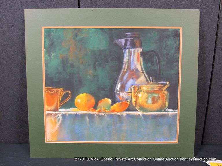 "STILL LIFE W/ TANGERINES" 24 X 27
