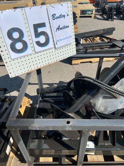 2025 MOWER KING SKID STEER AUGER MODEL: SSECAG-Y WITH 3 BITS - 6", 12", 14" AUGERS,