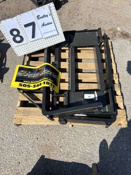 2025 MOWER KING SKID STEER FORKS MODEL: SA - ADJUSTABLE, QUICK ATTACH, S/N: SA25050104C