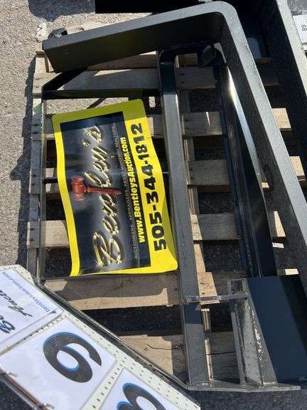 2025 MOWER KING SKID STEER FORKS MODEL: SA - ADJUSTABLE, QUICK ATTACH, S/N: SA25050106C