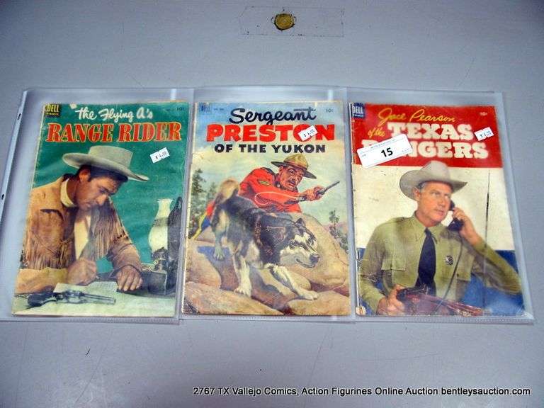LOT: (3) 10¢ TEXAS RANGER + WESTERNS COMICS
