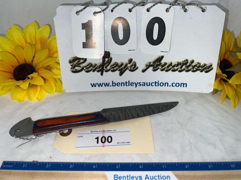 KNIFE WITHOUT SHEATH, 9" TOTAL LENGTH