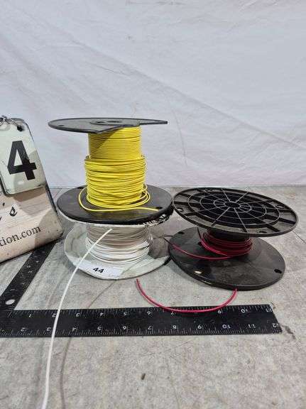 3: SPOOLS OF WIRE, 3 X MONEY