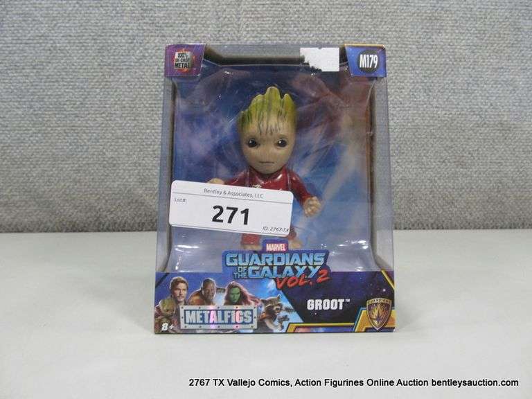 MARVEL'S GUARDIANS OF THE GALAXY VOL. 2 GROOT FIGURE METAL DIE CAST