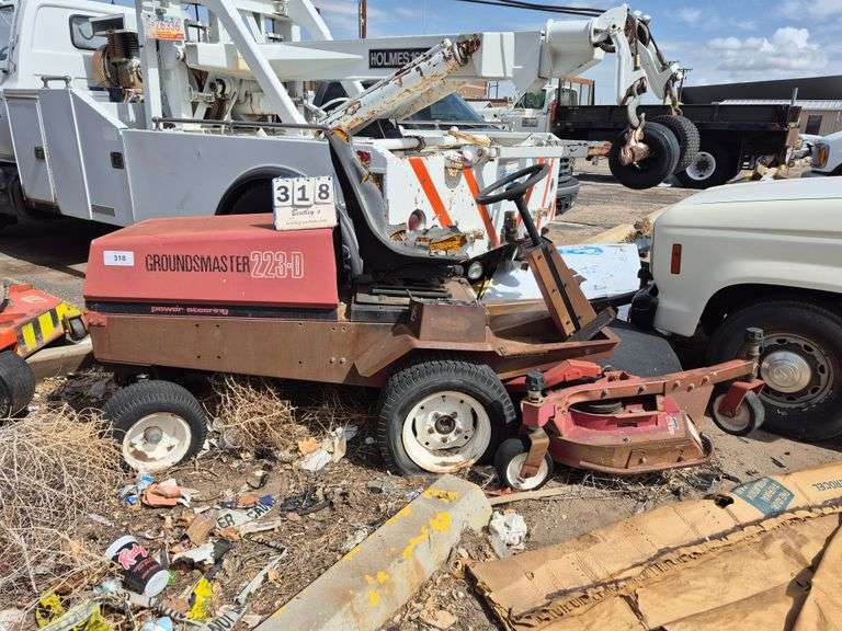 TORO GANG MOWER GROUND MASTER 223-D, S/N:20510, HOURS: 1229