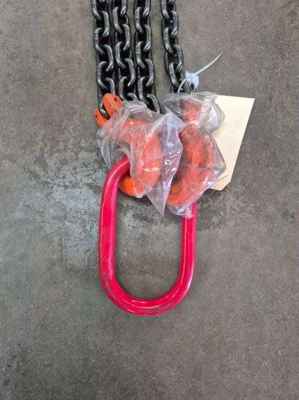2024/2025 7' DOUBLE LEGS LIFTING CHAIN SLING 5/16" 7' MODEL: LHR-G80,