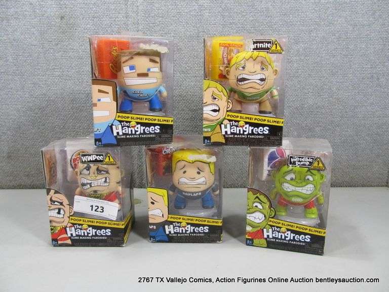 LOT: (5) WWPEE "THE HANGREES" FIGURES
