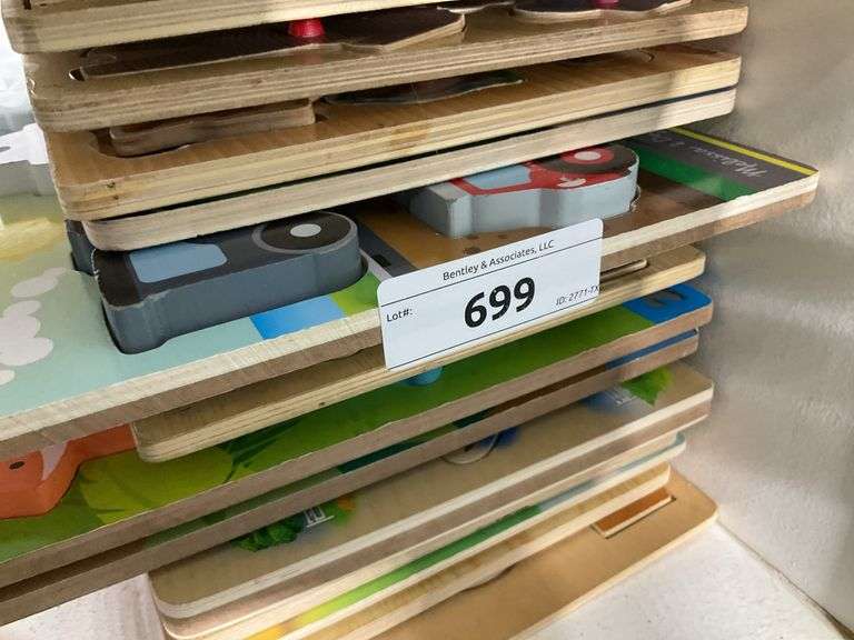 LOT KIDS WOODEN PUZZLES