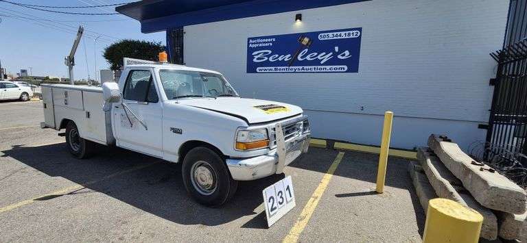 1996  FORD  F-250 PICKUP  W/ SERVICE BED  140,296 MILES