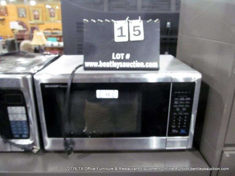SHARP CAROUSEL MICROWAVE, M# SMC1132CS, STAINLESS STEEL