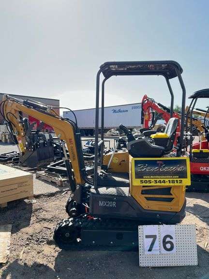 2025 CFG MINI EXCAVATOR - RATO GASOLINE ENGINE, S/N: MX20R2025X0000049 (KEY)