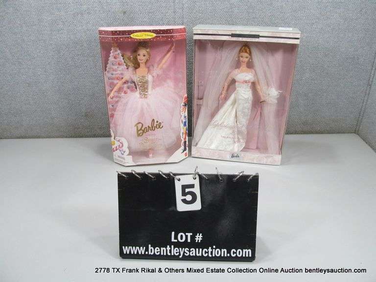 LOT 2: BARBIE AS THE SUGAR PLUM FAIRY NUTCRACKER BALLET 1996, BARBIE SOPHISTICATED WEDDING, THE BRID