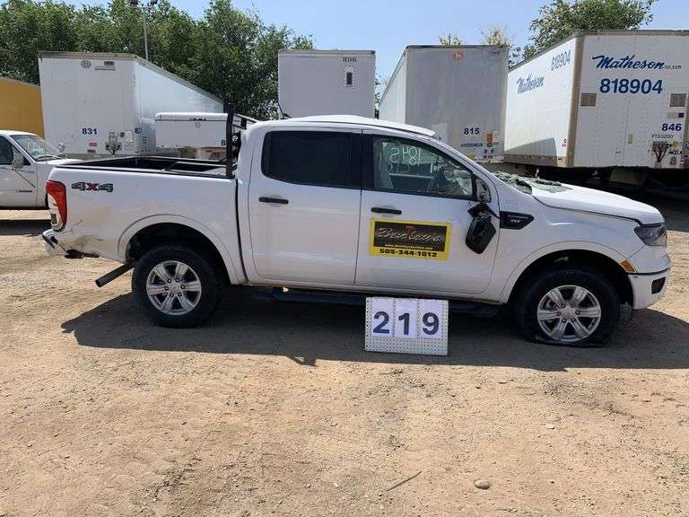 2019  FORD  RANGER  XLT  PICKUP, 4WD  47,298 MILES SHOWING