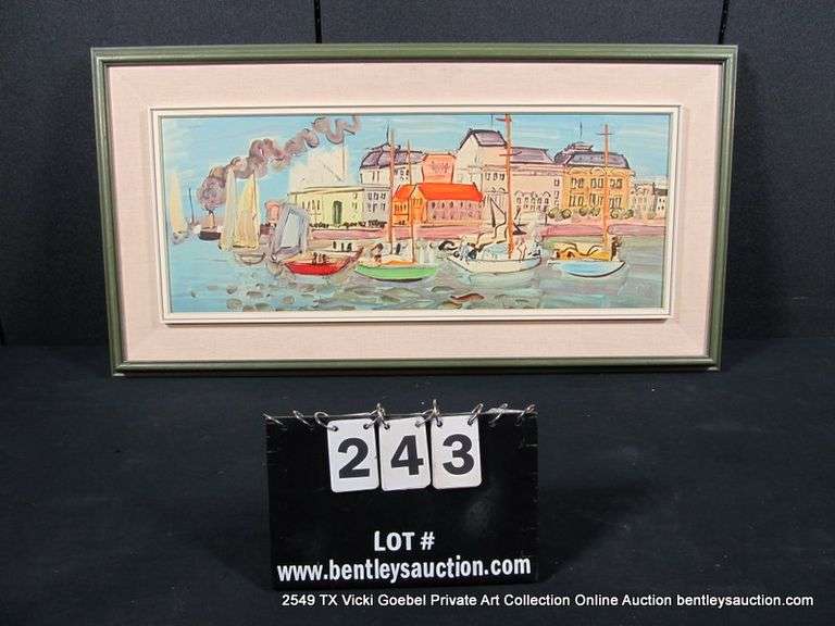 "REGATE A DEAUVILLE" 18 X 35