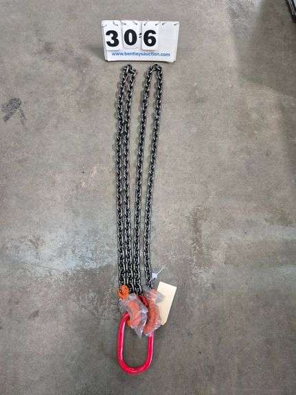 2024/2025 7' DOUBLE LEGS LIFTING CHAIN SLING 5/16" 7' MODEL: LHR-G80,