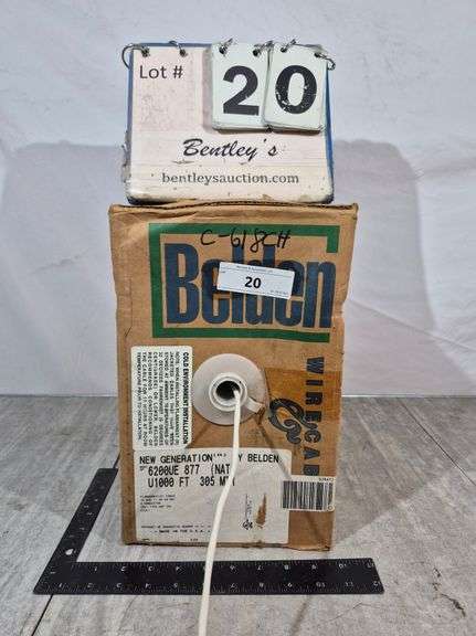 BELDEN SPOOL OF WIRE CABLE
