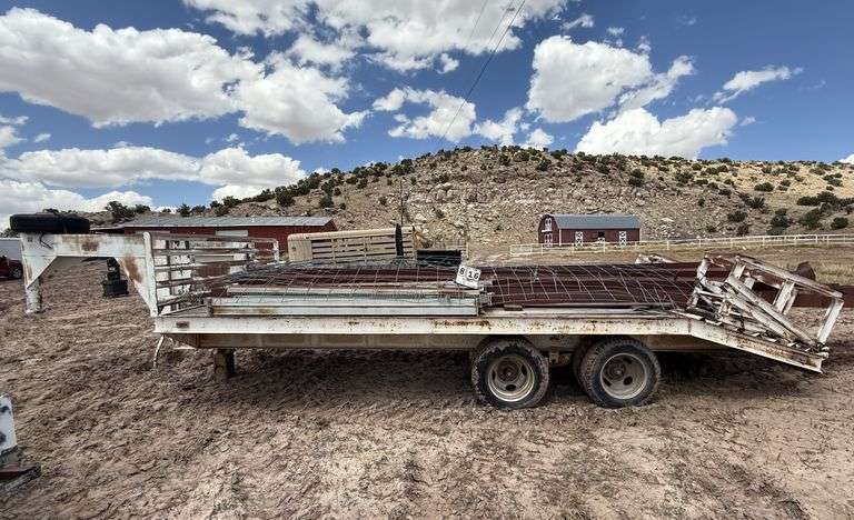 WESTERN MACHINE SHOP NO TITLE  GOOSENECK TRAILER,