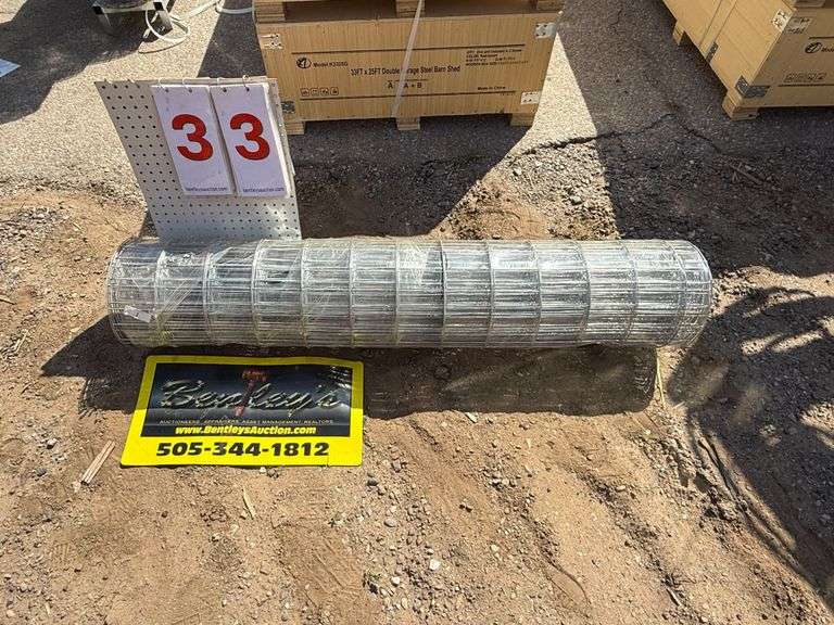 2025 KJ HOT DIP GALVANIZED WELDED WIRE MESH MODEL: K0520, 5' X 66'