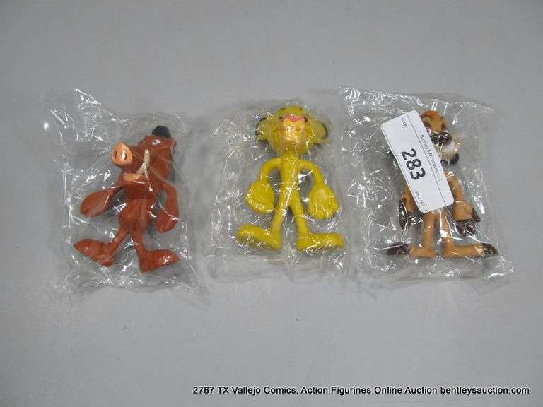 2004 KELLOGS WALK DISNEY LION KING BENDIN FRIENDS (LOT: 3)