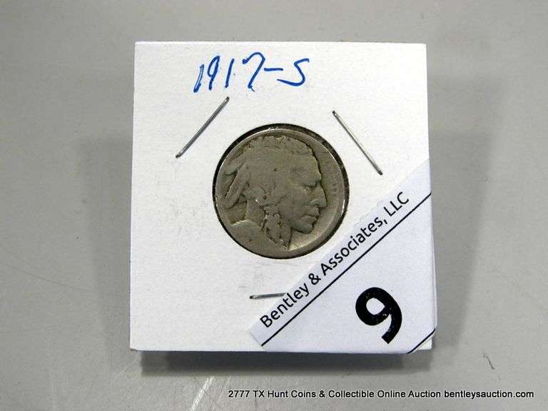 1917-S TYPE 2 BUFFALO NICKEL, FULL HORN