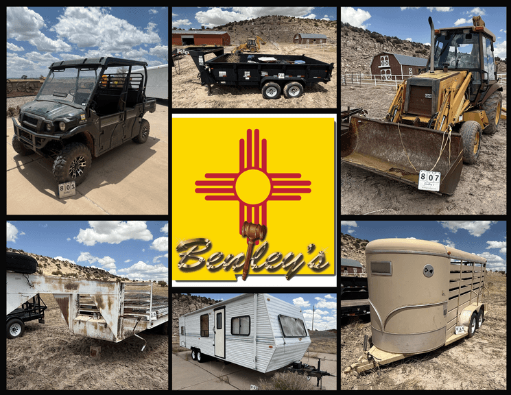 2774A-NM Cedarosa Ranch Trailers, Equipment & Backhoe Online Auction