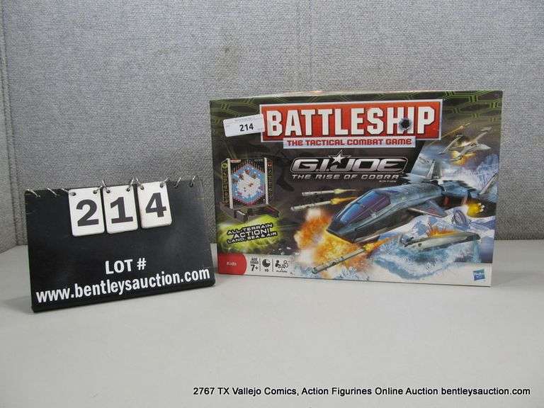 BATTLE SHIP BOARD GAME G.I. JOE THE RISE OF COBRA EDITION