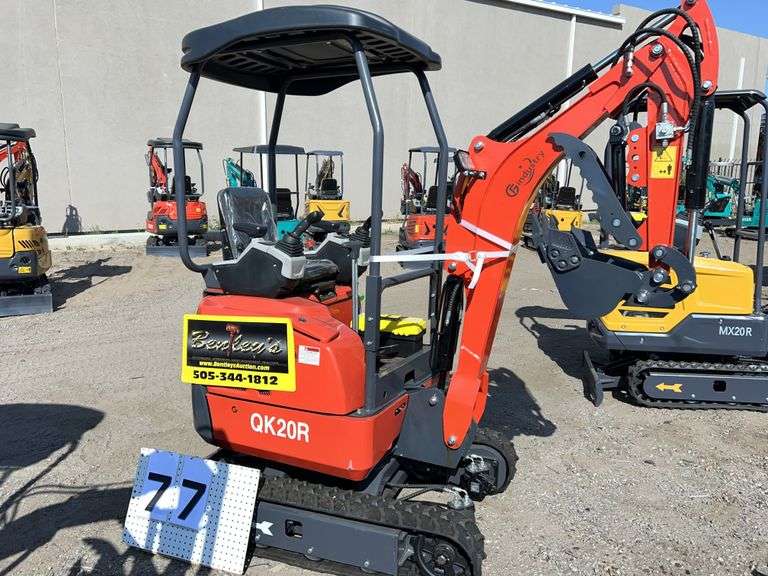2025 CFG MINI EXCAVATOR MODEL: QK20R - RATO GASOLINE ENGINE, S/N: QK20R202504260099 (KEY)