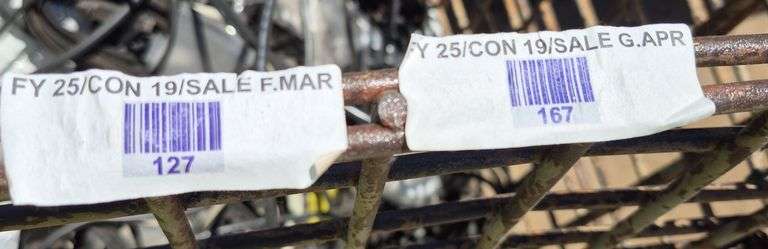 CONTENTS ONLY: WIRE IN BASKET, 1603 GROSS LBS., 1259 NET LBS.