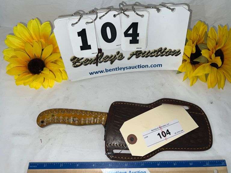 KNIFE W/ SHEATH, 8-1/2" TOTAL LENGTH
