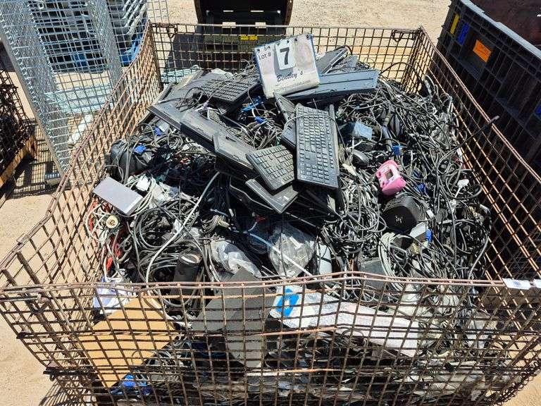 CONTENTS ONLY: WIRE IN BASKET, 1603 GROSS LBS., 1259 NET LBS.