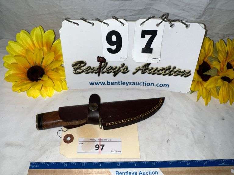 KNIFE W/ SHEATH, 8" TOTAL LENGTH