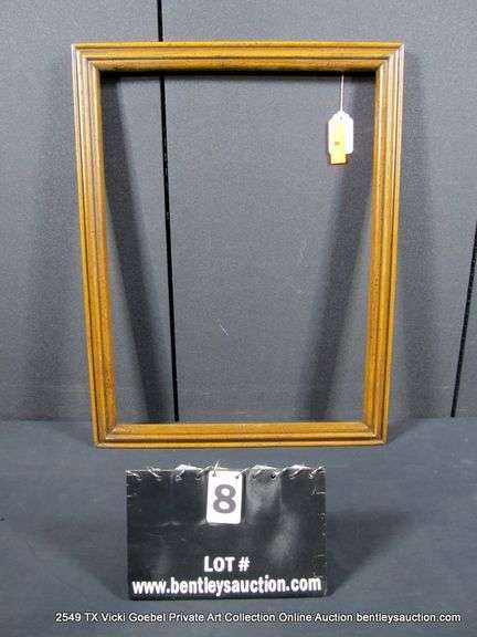 BROWN PAINTED WOOD FRAME 21 X 27