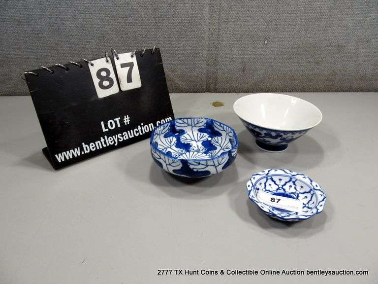 LOT: (3) ASSORTED BOWLS