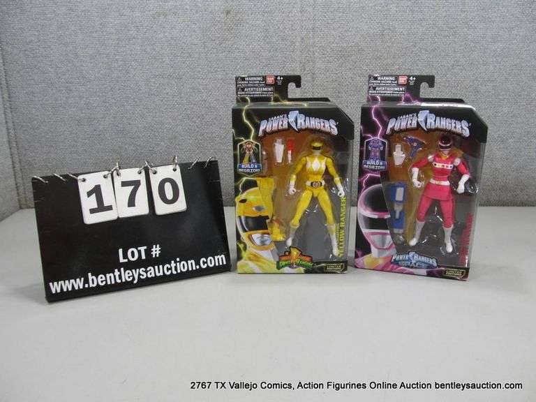 SABANS 'POWER RANGERS SPACE" LIMITED EDITION LEGACY COLLECTION PINK & YELLOW RANGERS (2X MONEY)