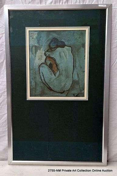 "BLUE NUDE" 42" X 27"