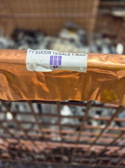 CONTENTS ONLY: WIRE IN BASKET, 413 GROSS LBS., 200 NET LBS.