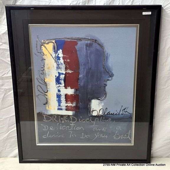 ABSTRACT SERIGRAPH 39" X 33"