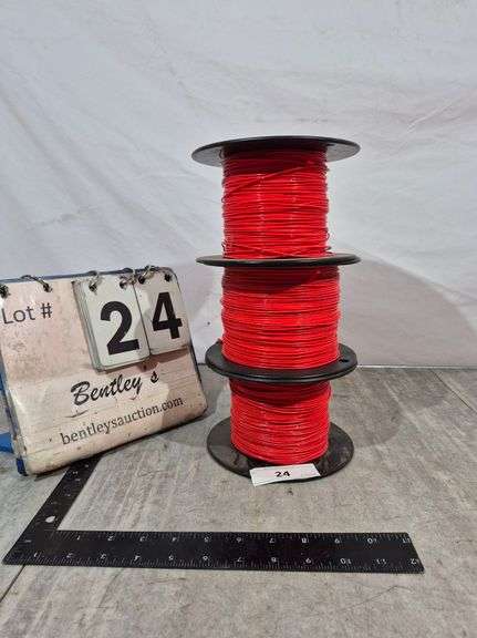 WHITMOR SPOOL OF WIRE AWG:18, STRD 19/30 TYPE TEFLON, COLOR: RED, 3 X MONEY